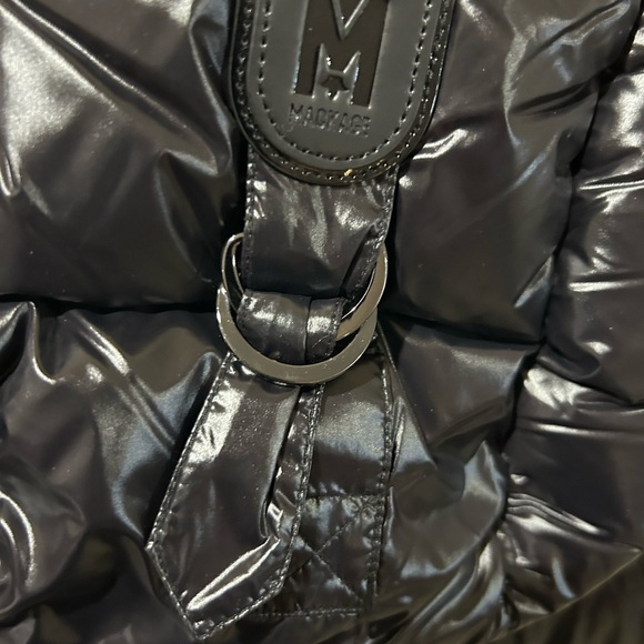 SOLD!!!!   Women's MACKAGE CORALIA down coat with hood and sash belt size medium - Picture 14 of 14